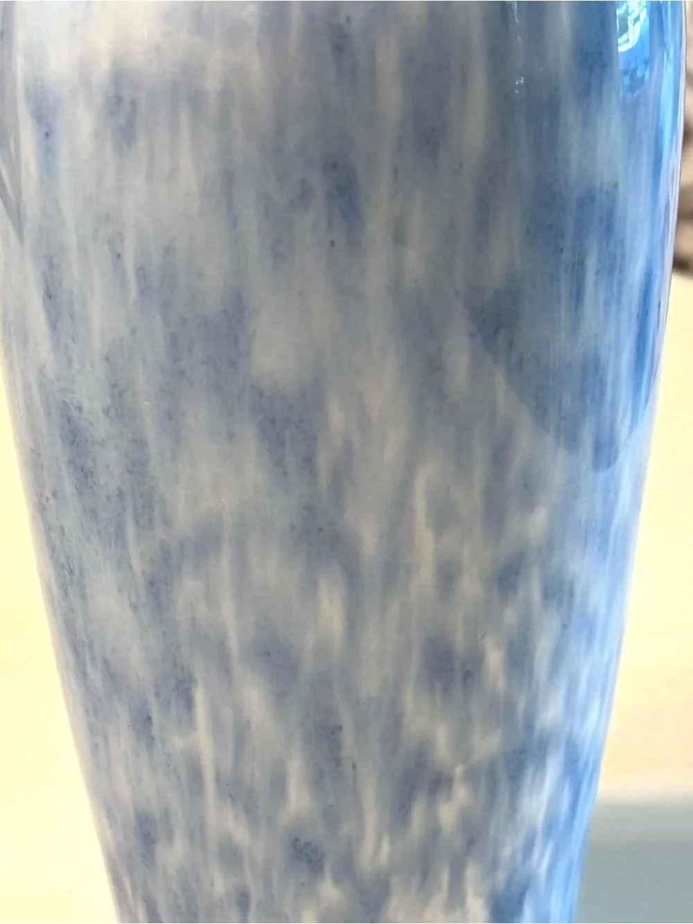 Blue Speckled Ceramic Vase - Home Accents